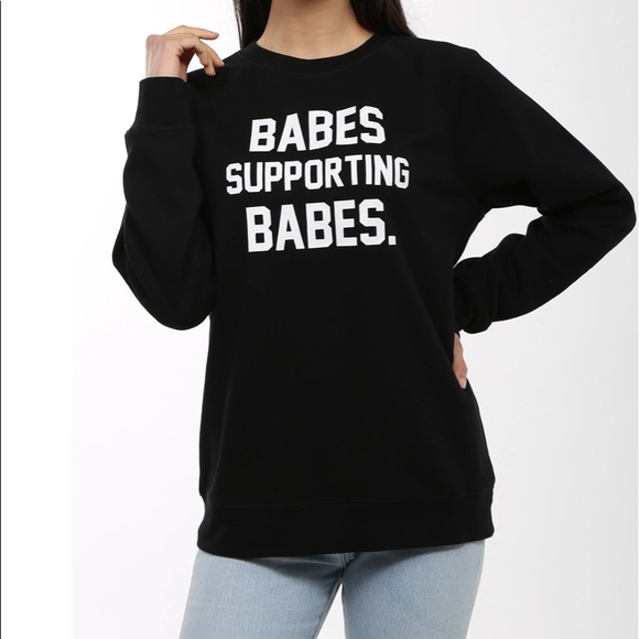 Brunette The Label Sweaters - Brunette the label⭐️Babes sweatshirt♥️$25 ADD ON⭐️